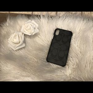 Coach Signature Canvas IPhone XS Case
